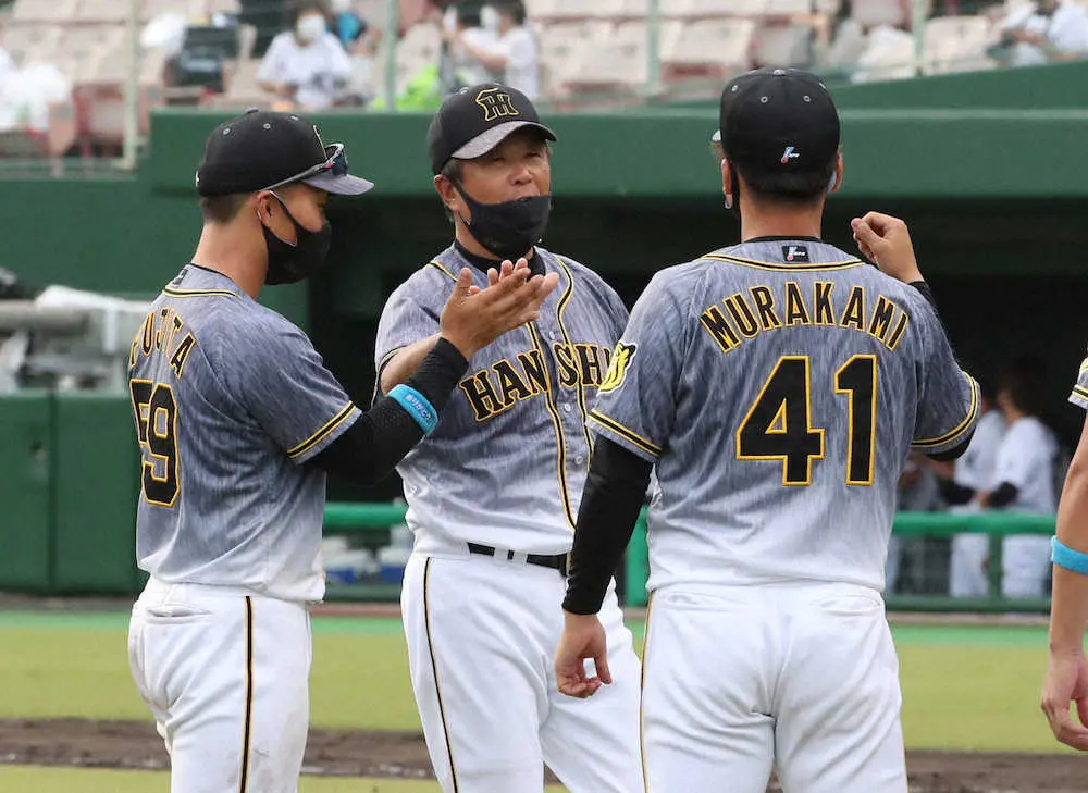 【画像・写真】ファーム日本一の阪神・平田2軍監督「今日ひたむきにやった選手たち、必ずまた1軍で活躍します」