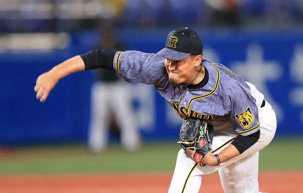 【画像・写真】阪神・秋山“燕キラー”の持ち味存分に発揮　5回5安打1失点で救援陣に後を託す