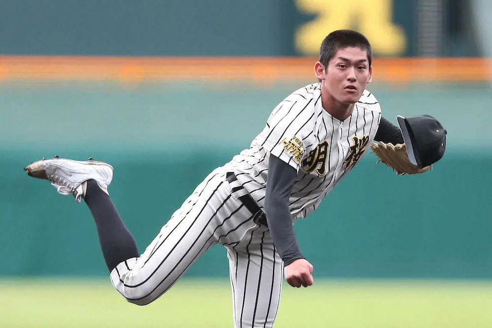【画像・写真】明桜・風間、ソフトバンクが交渉権!　世代最速157キロ右腕　18歳の誕生日に夢かなえた