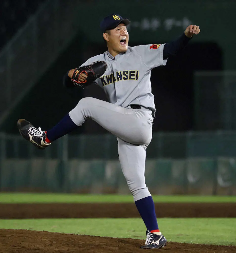 【画像・写真】そろってMAX151キロ左腕　黒原＆山本　関学大初の2人指名なるか