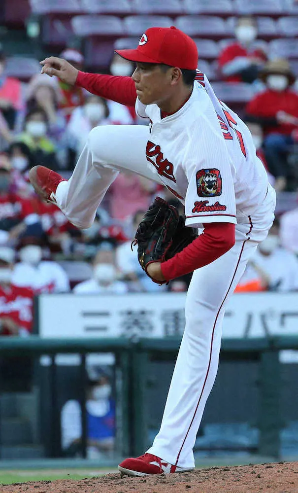 【画像・写真】広島・栗林　91年大野に並ぶ球団記録14試合連続セーブ達成!「連続セーブより勝って終われて良かった」