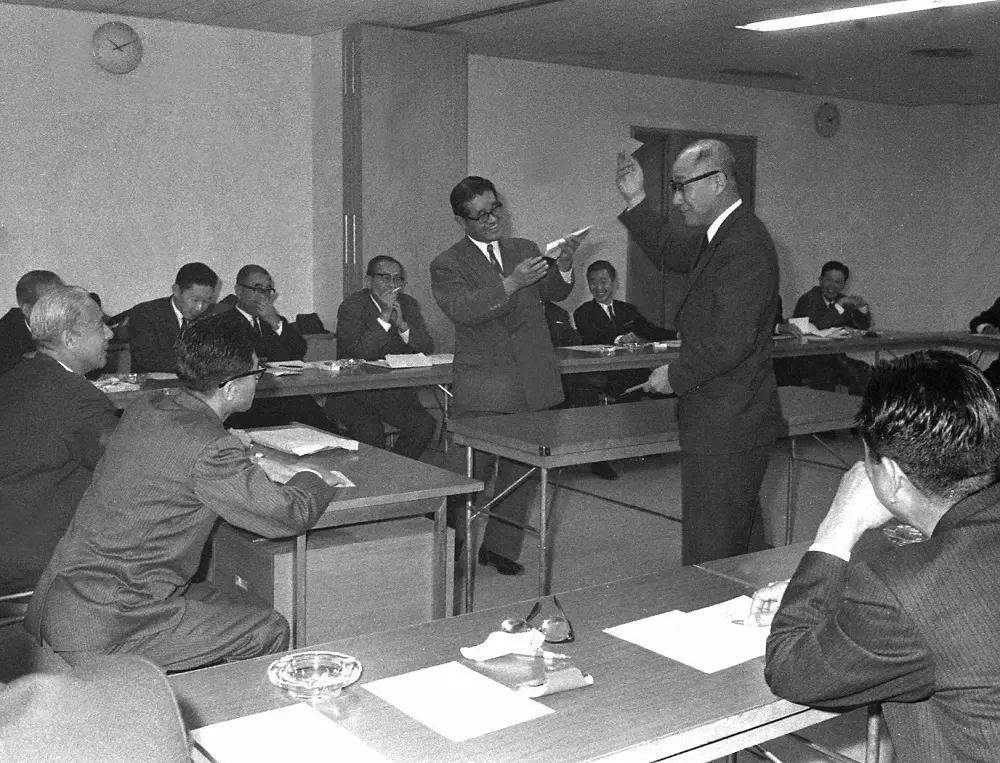 1965年、第1回ドラフト会議の風景