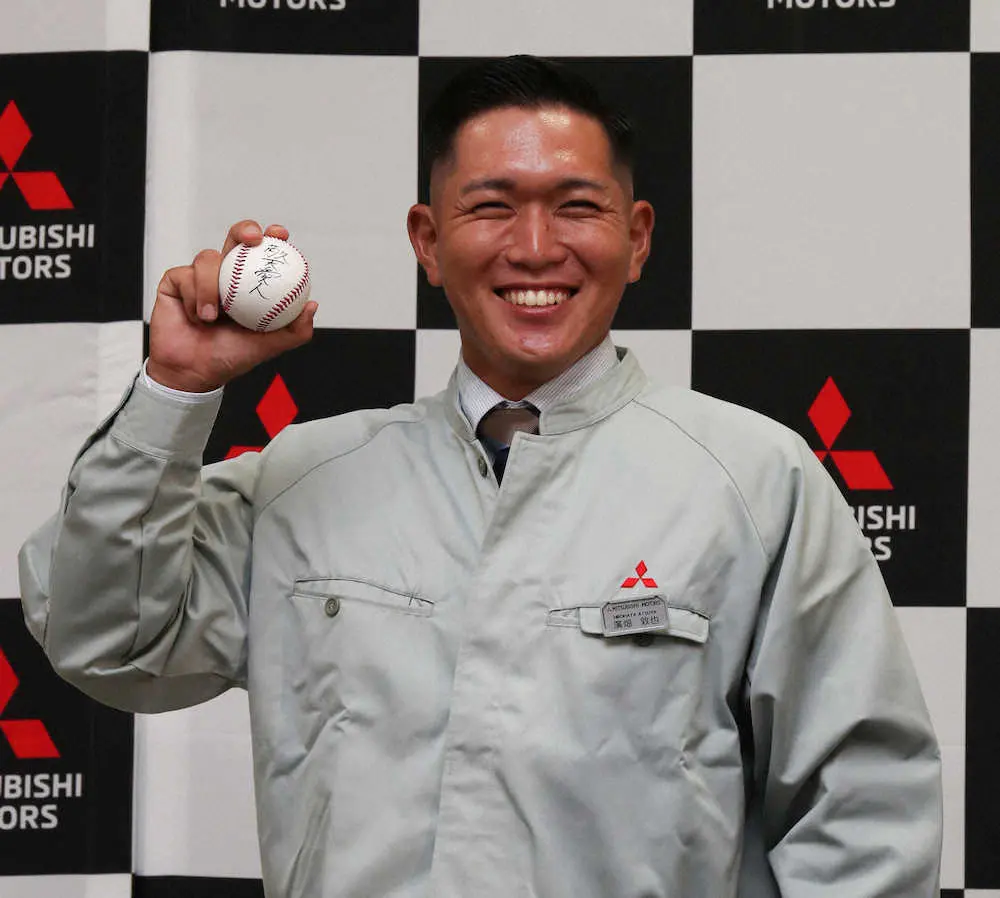 【画像・写真】ロッテドラ3・広畑敦也　名前の由来はあの名選手、弟の名前は何と…父はヤクルト入り熱望も「うれしい」