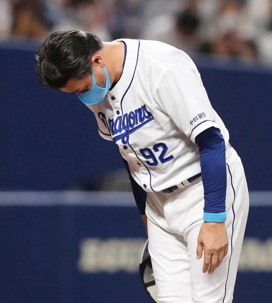 【画像・写真】退任決まった中日・与田監督「選手にはユニホームを脱ぐ事実だけ伝えた」　首位ヤクルトいじめで意地