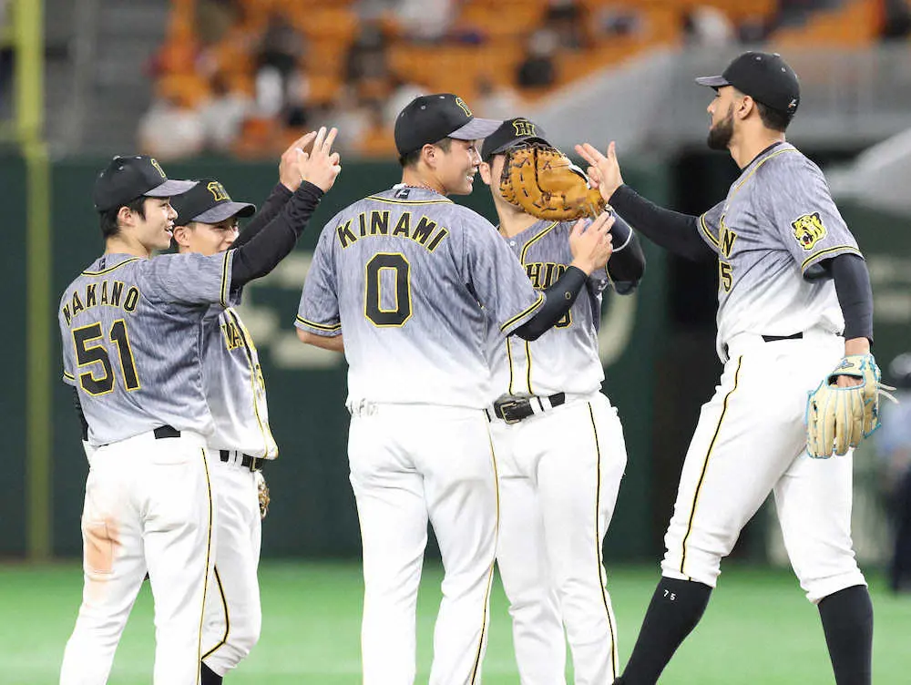【画像・写真】阪神、14年ぶりの巨人戦勝ち越し　東京ドームは6勝3敗1分け　残り2戦勝てば最多勝＆最高勝率に並ぶ