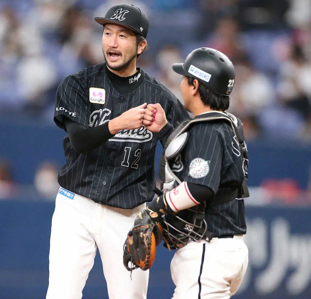 【画像・写真】ロッテ・石川　9回2失点の完投で今季5勝目！14日にM灯へ朗希に託した「明日も勝ちたいと思います」