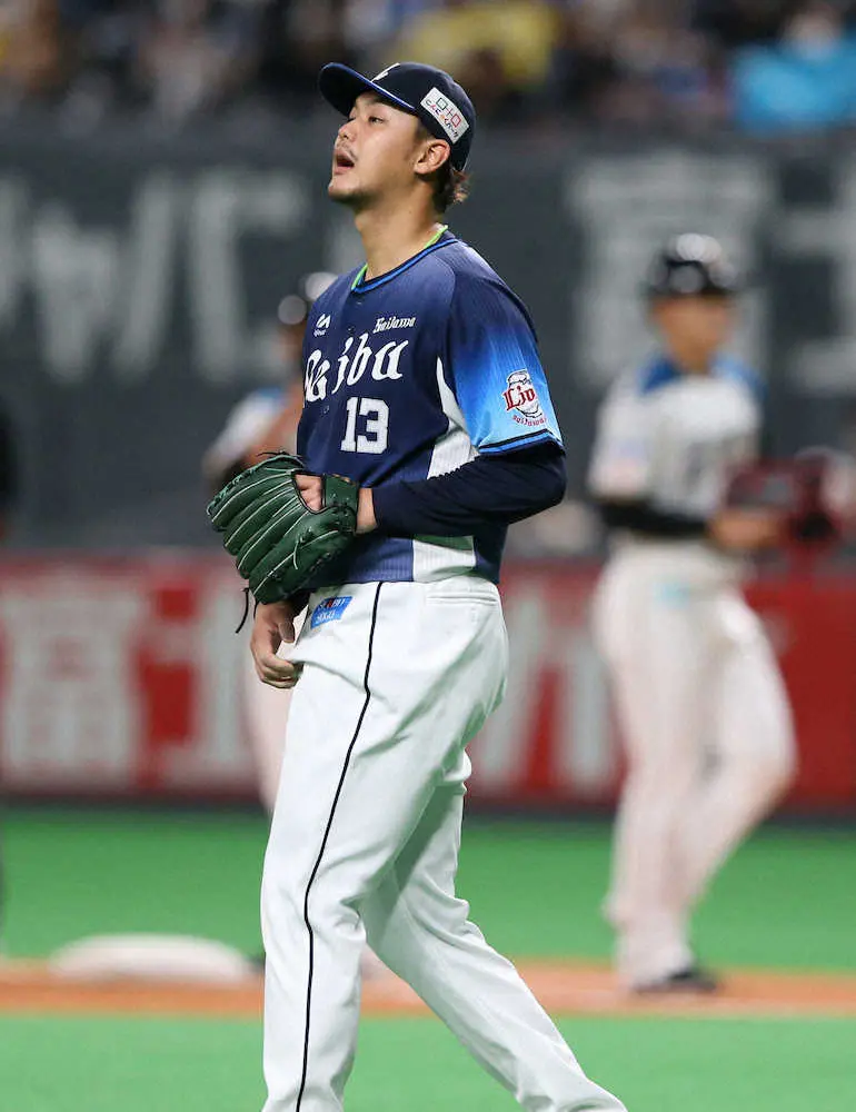 【画像・写真】西武　先発・高橋は7回途中10安打7失点で8敗目　「7回に尽きる」