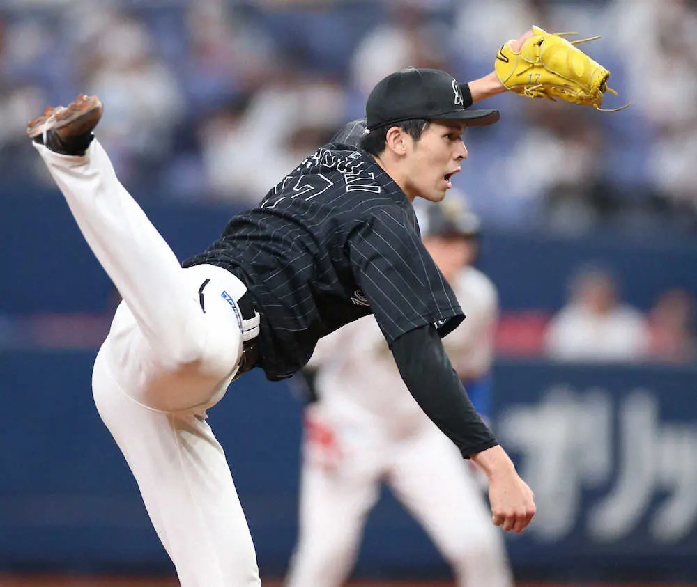 【画像・写真】ロッテ佐々木朗希マジック点灯へ6回無失点の快投！今季3勝目の権利持って降板