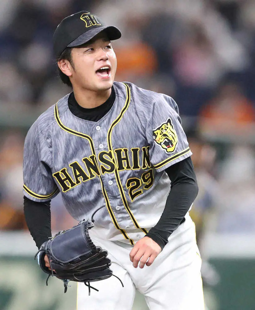 【画像・写真】「孤立無援」の阪神・高橋　7回1安打無失点、11奪三振と圧巻の内容も、打線の援護なく降板