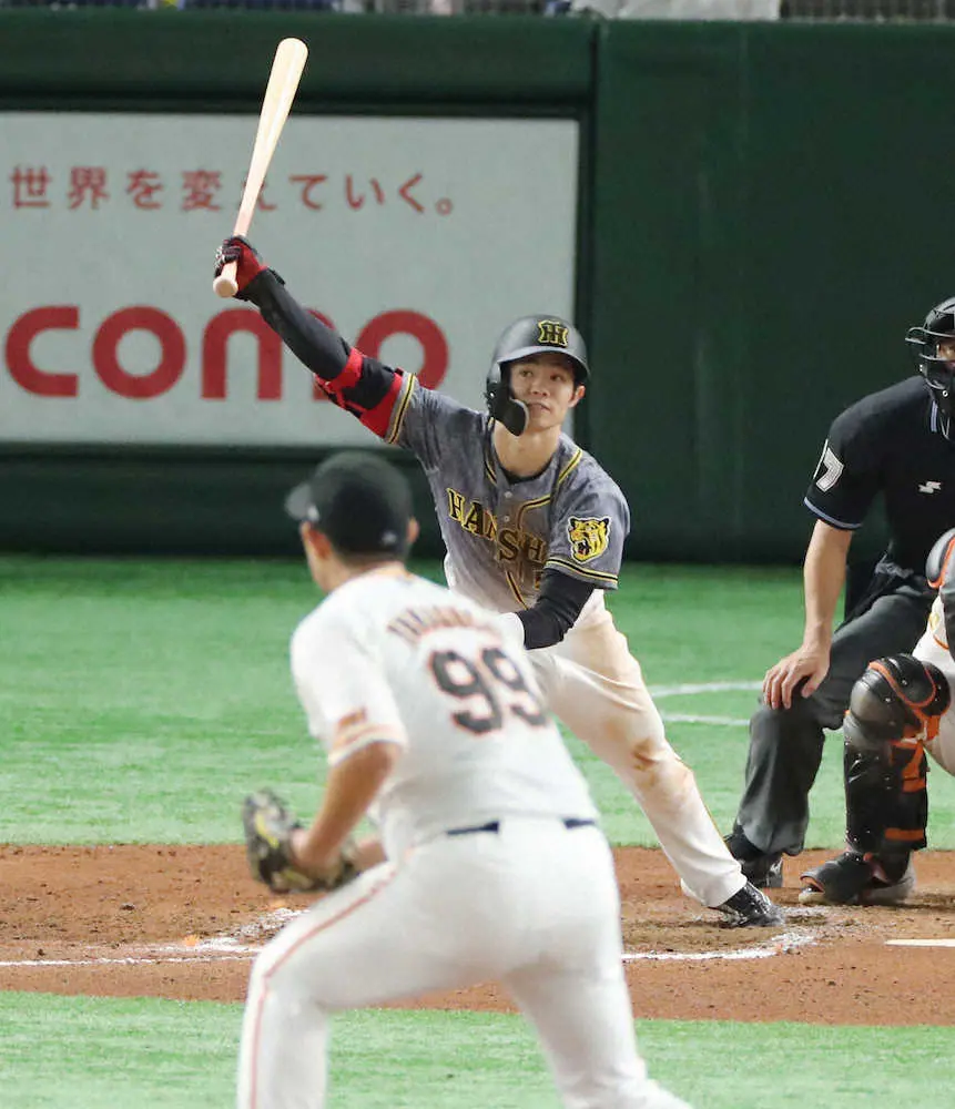 【画像・写真】阪神・中野が「牛若丸」に並んだ　ヒット2本を放ち、今季119安打　球団歴代新人で吉田義男氏と7位タイ