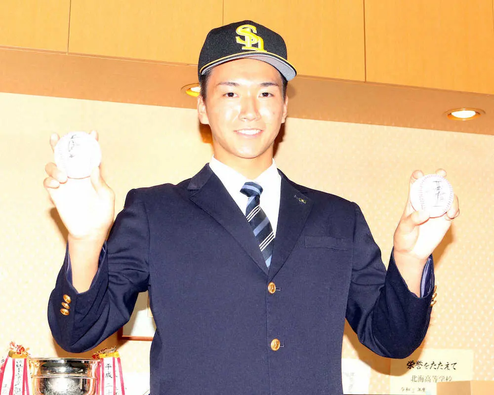 【画像・写真】球場を「アチチ」とさせる!?ソフトBドラ3の木村は郷ひろみ似の左腕「格好いい方なのでうれしい」