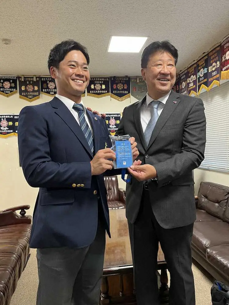 【画像・写真】ヤクルトドラ2丸山　自慢の俊足で「盗塁王」獲る!明大先輩・森下との対戦も心待ち