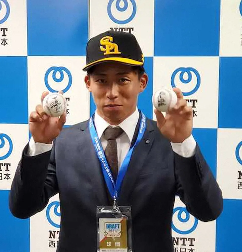 【画像・写真】ソフトバンク・ドラ4野村「盗塁は失敗したことがほとんどない」、新人最多盗塁「56」超え狙う