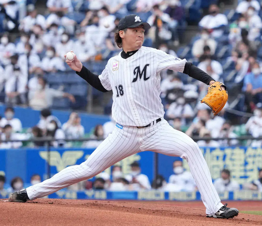 【画像・写真】ロッテ・二木　2回途中、5安打5失点でまさかのKO　ソフト柳田に28号3ラン浴び逆転許す