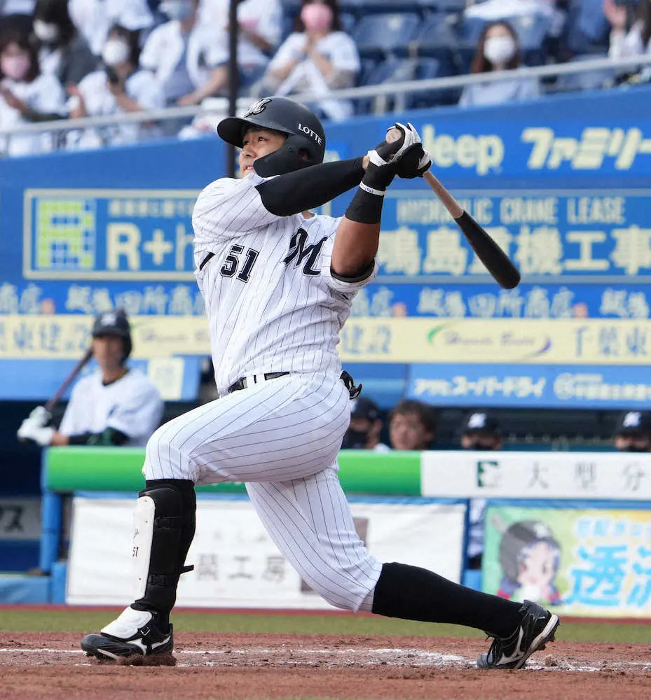 【画像・写真】ロッテ　レアード＆山口のアベック弾で初回3点先制　レアードはチーム単独トップ27号