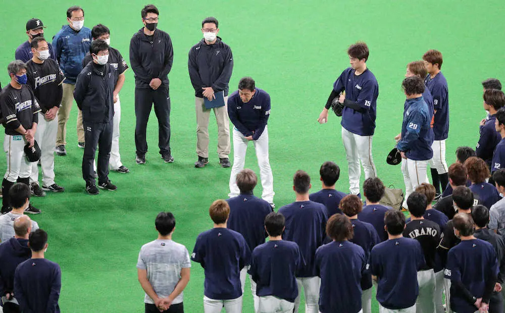【画像・写真】日本ハム・栗山監督退任を発表　後任候補に稲葉氏
