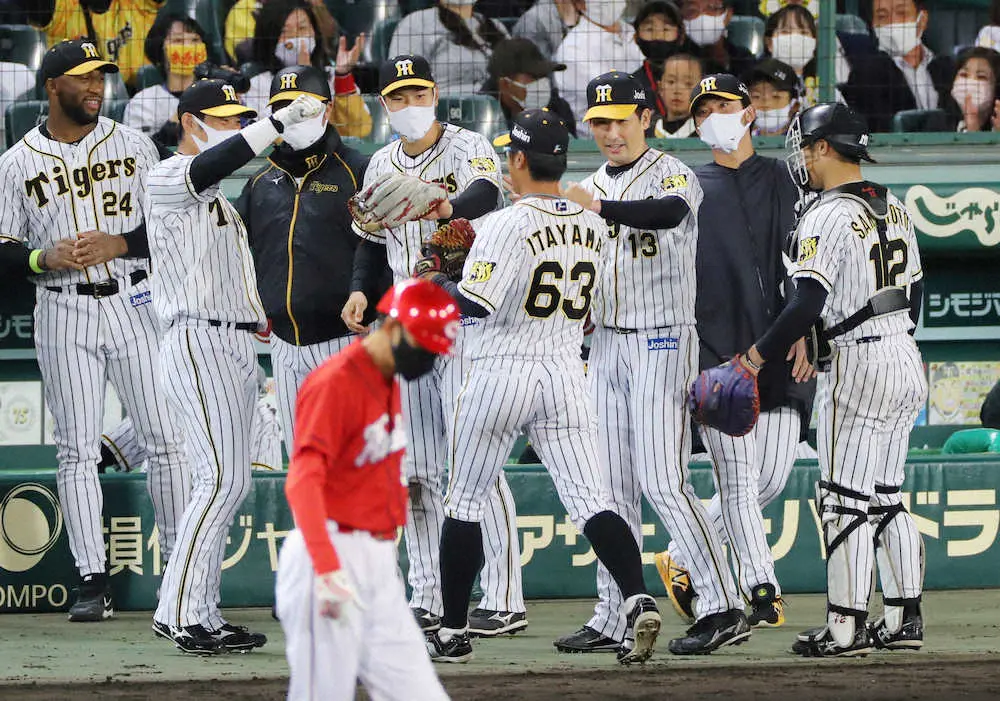 【画像・写真】【内田雅也の追球】阪神を救った板山のビッグプレー　美技を生んだ「ひたむきさ」と裏方の「美しい芝」