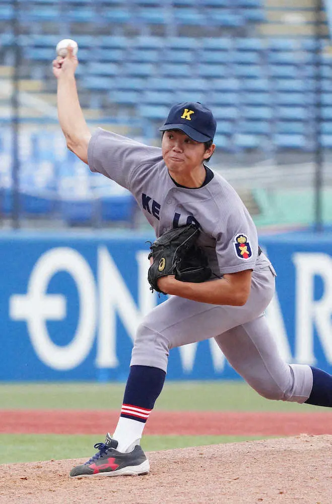 【画像・写真】慶大11点大勝で単独首位　今季初スタメン萩尾が2安打3打点　苦労人の4年生・笠井がリーグ戦初勝利