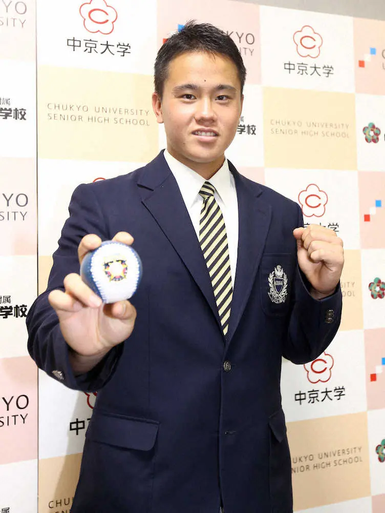 【画像・写真】日本ハム・ドラ5畔柳　フォーク習得中「勝負できる球にしたい」