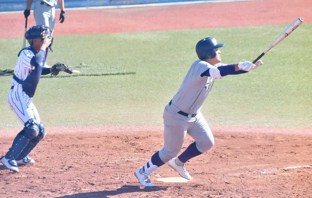 【画像・写真】花巻東・佐々木麟太郎が通算47号　1年秋で驚異的ペース「優勝してセンバツを勝ち取るんだという気持ち」