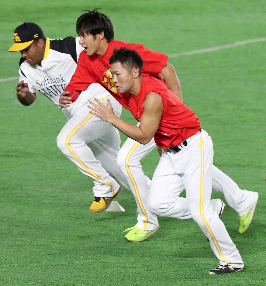 【画像・写真】ソフトバンク・中村晃、誓う“長谷川先輩”への恩返し星　21日本拠での引退セレモニー前に意気込み