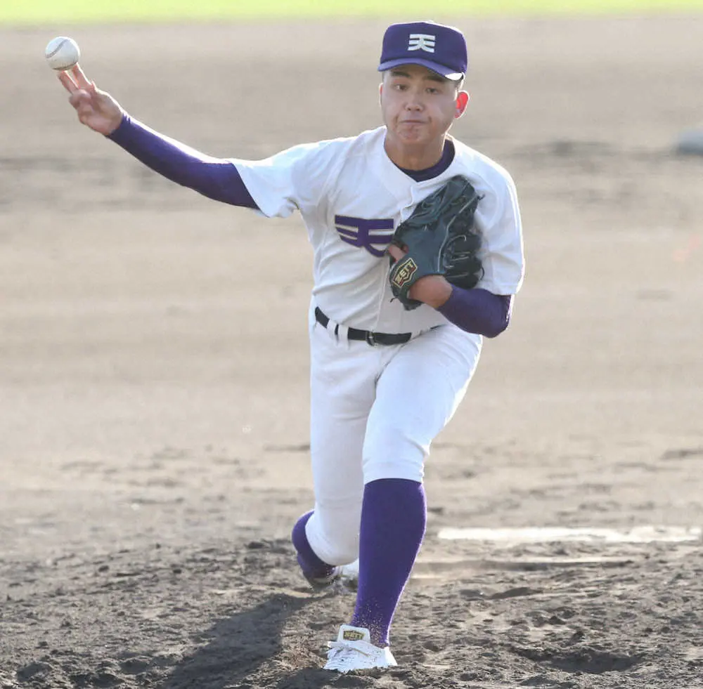 【画像・写真】天理が近畿一番乗りでセンバツ出場当確！主将・戸井がHR、エース南沢が完投