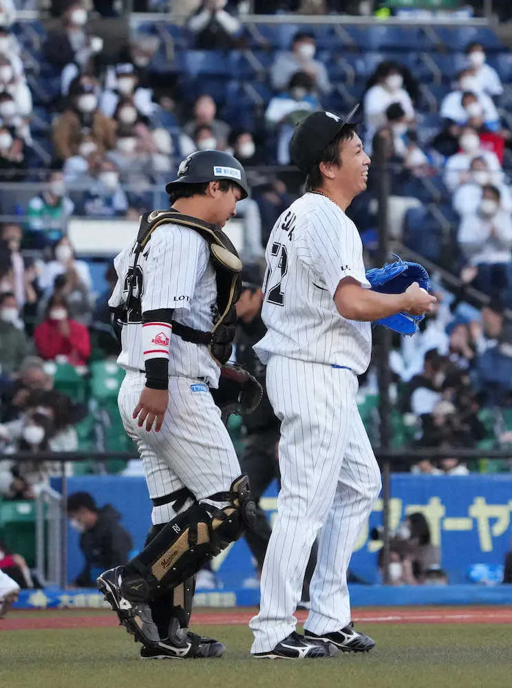 【画像・写真】ロッテの益田が球団新記録の38セーブ達成　02年小林雅英の記録を更新