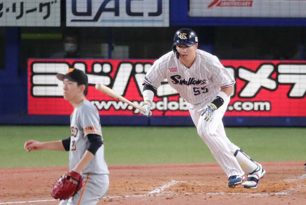 【画像・写真】ヤクルト　敗れれば2位転落の巨人戦　4番・村上の先制打から、打者一巡で一挙6得点
