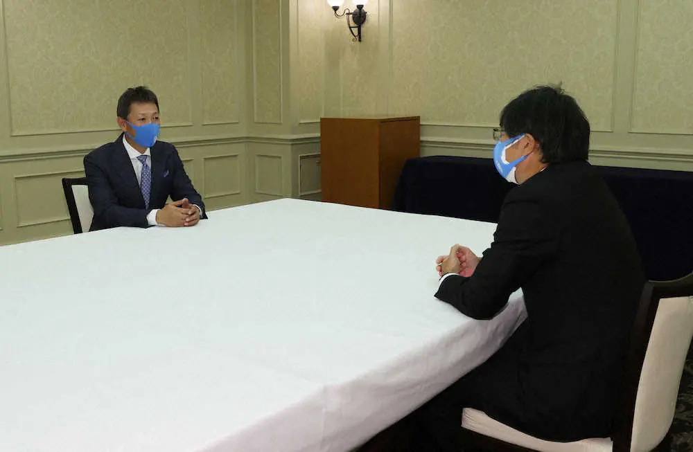 【画像・写真】中日・立浪新監督が誕生　大島オーナーからの正式要請を受諾　午後から就任会見