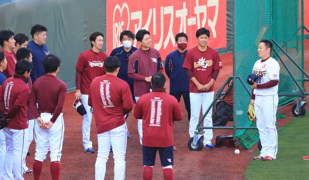 【画像・写真】楽天　松井が1軍合流　あす3日にシート打撃登板