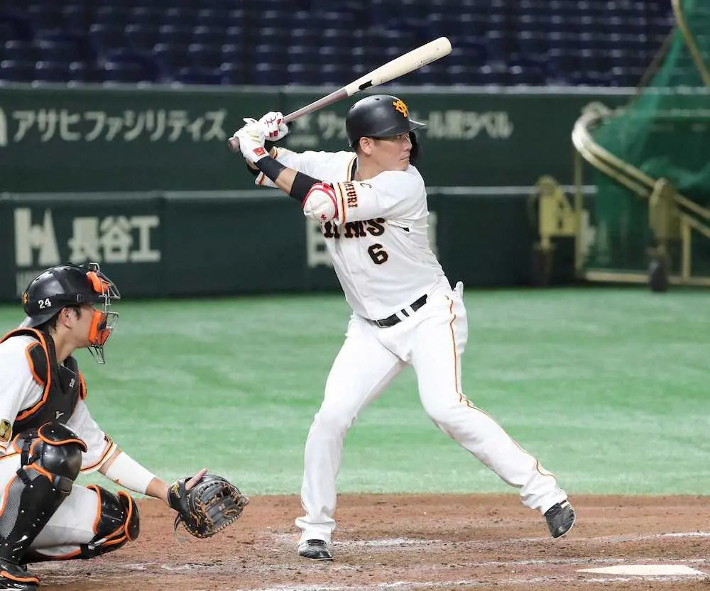 【画像・写真】巨人・坂本　10日ぶり打席で手応え「投手のボールが見られたことが良かった」