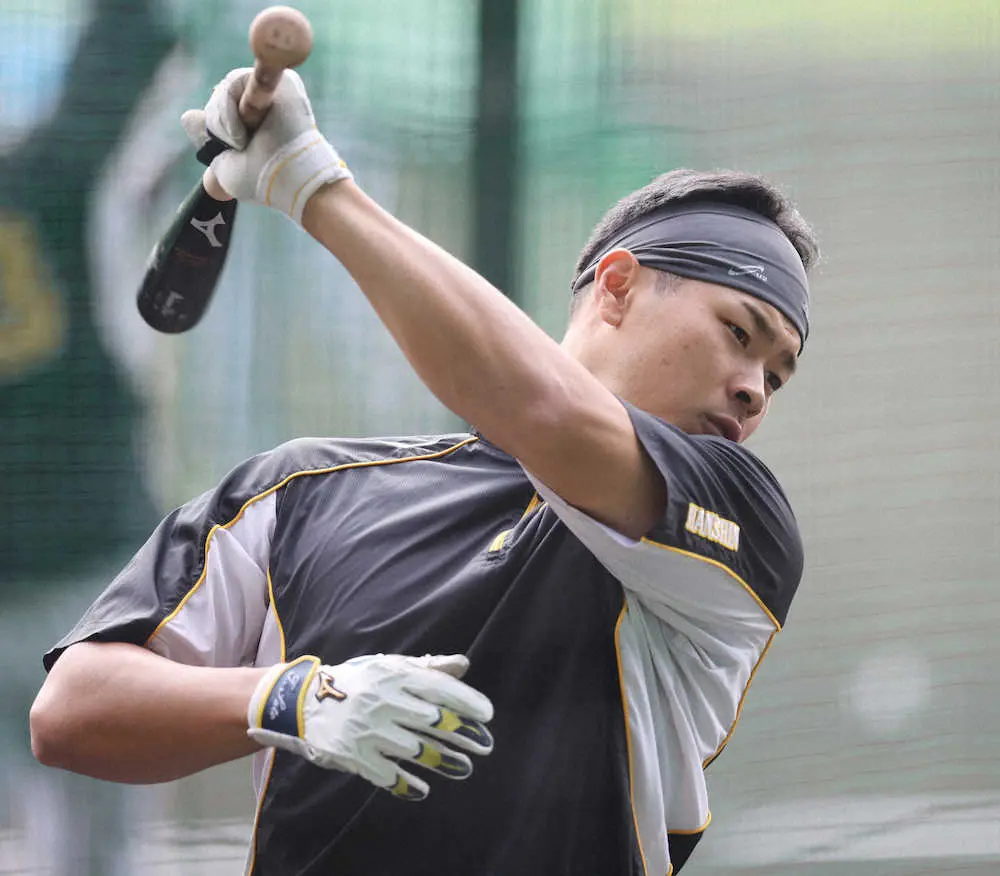 【画像・写真】阪神、CSへ最終調整　鳴尾浜で佐藤輝、大山らがNTT西日本との練習試合へ