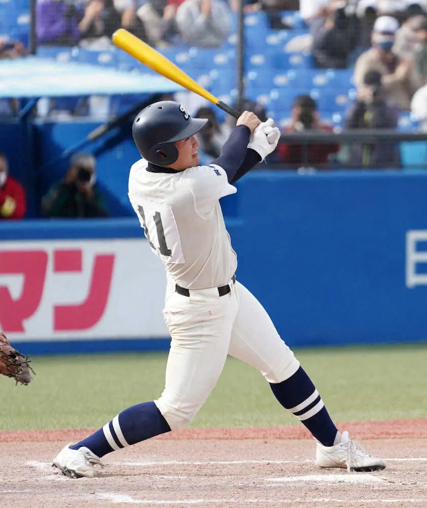【画像・写真】国学院久我山の4番・成田陸が人生初のサヨナラ打「何で僕のところに来ないのかなと…」