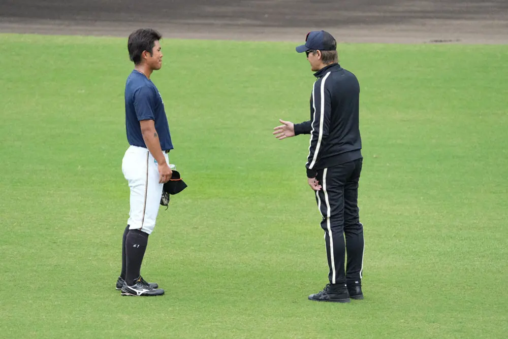 日本ハム 今川 師匠 新庄監督と対面 プロ入り前にダイレクトメールでアドバイス スポニチ Sponichi Annex 野球