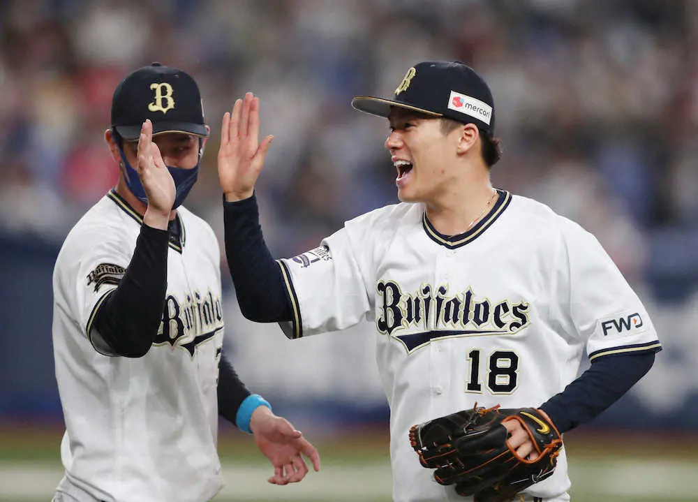 【画像・写真】オリックス　由伸完封で先勝！　T－岡田が先制打&吉田正も復活の安打　投打の役者そろい踏み！