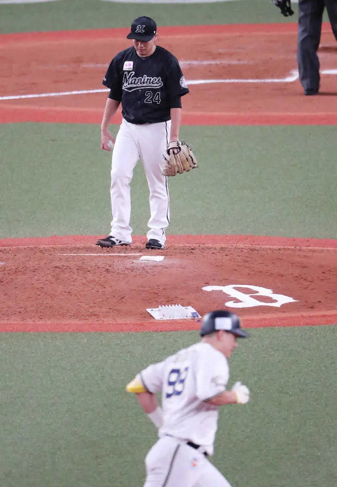 【画像・写真】ロッテ2戦連続零敗で日本シリーズ進出へ崖っ縁“3敗目”　先発美馬が緊急登板で2番手の東妻が被弾