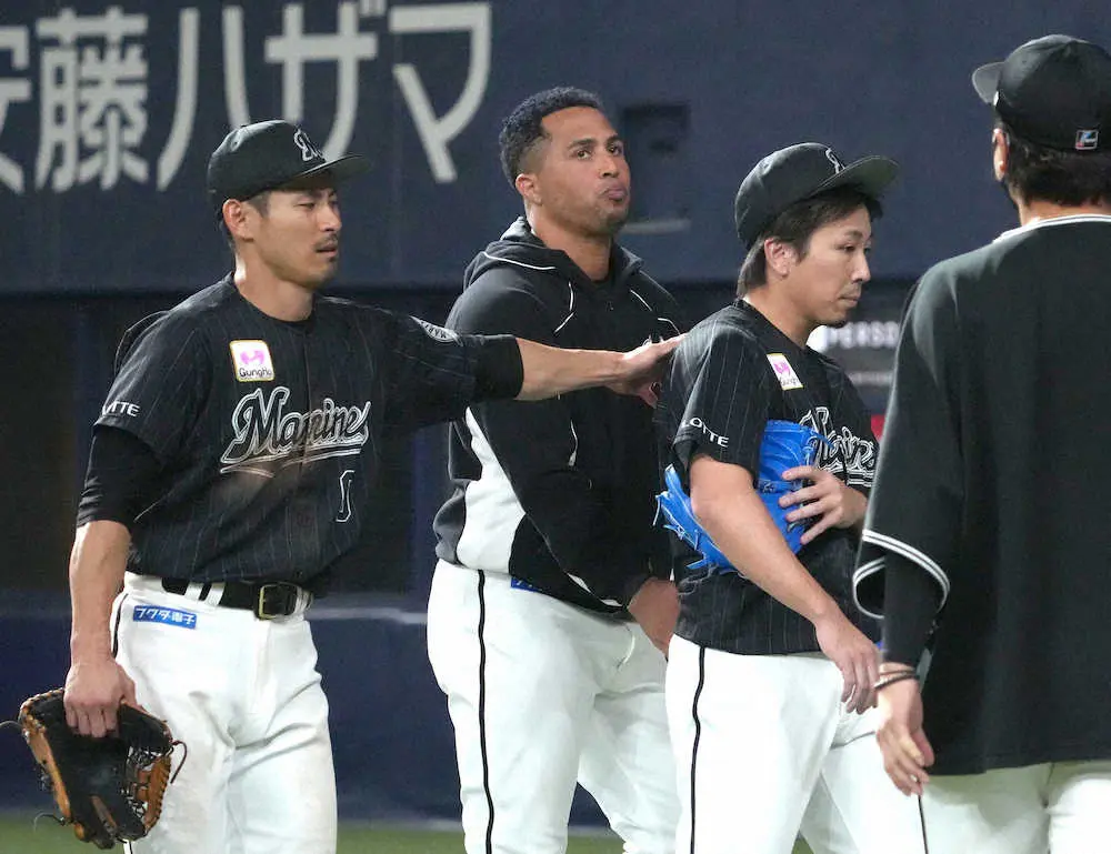 【画像・写真】ロッテ・益田　力尽く…守護神まさか、3連打浴び「サヨナラ引き分け」