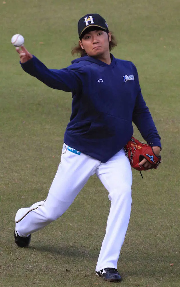 【画像・写真】日本ハム伊藤大海「侍ジャパン代表に選ばれ続けたい」「人間性を含めて準備していきます」