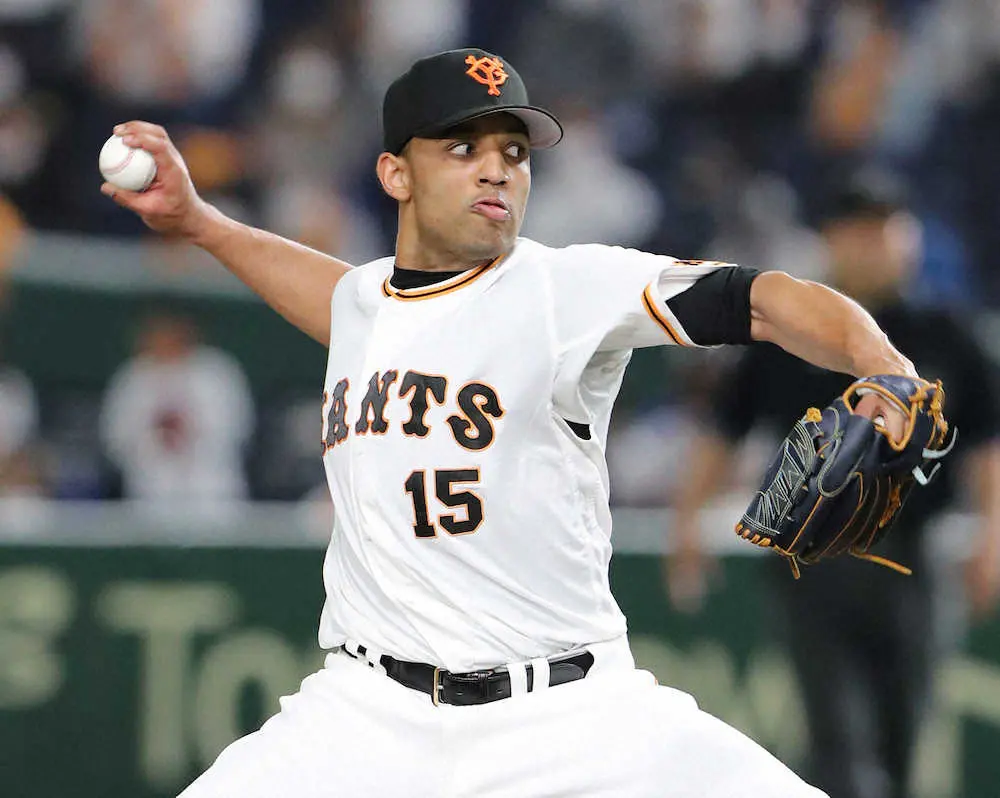 【画像・写真】巨人・サンチェスが構想外　1年目は8勝も今季5勝、後半戦登板なし