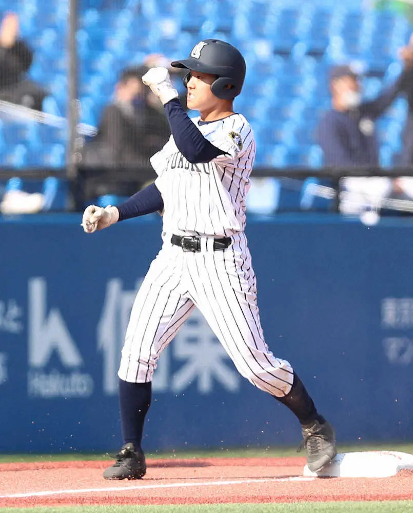 【画像・写真】九州国際大付が明治神宮大会初出場で初勝利　長打3本の中上息吹「ワクワクした」