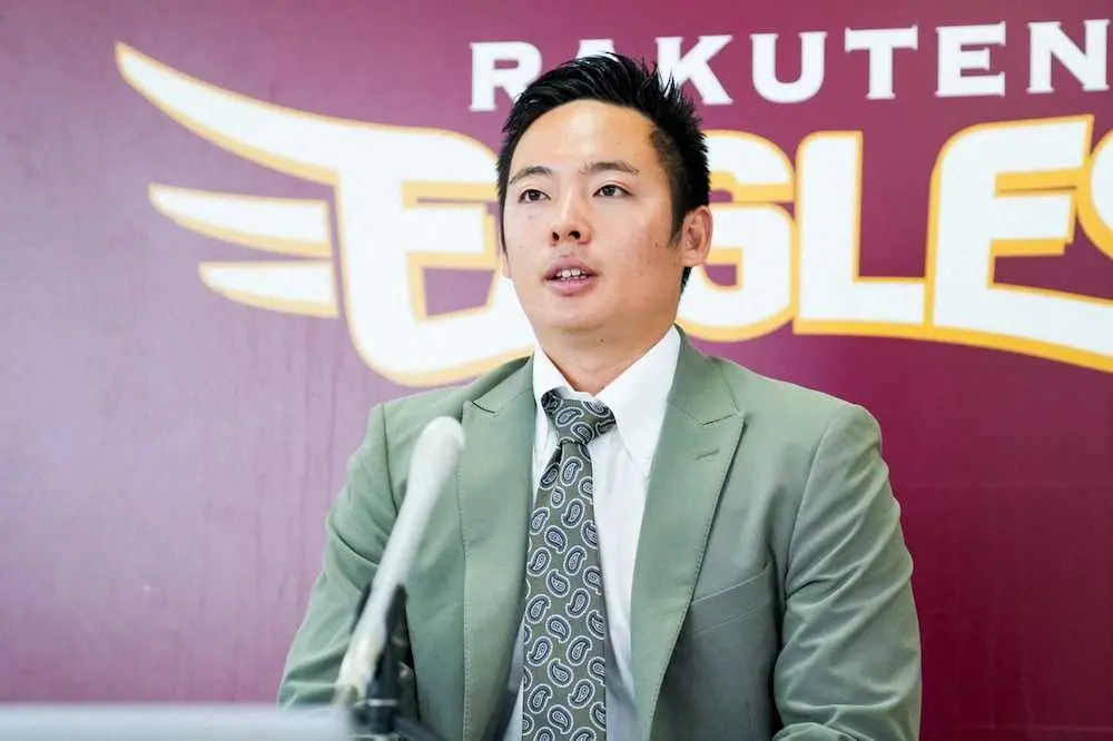 【画像・写真】楽天・松井が現状維持の2億5000万円＋出来高でサイン　無念の長期離脱もあり「健康が重要」　