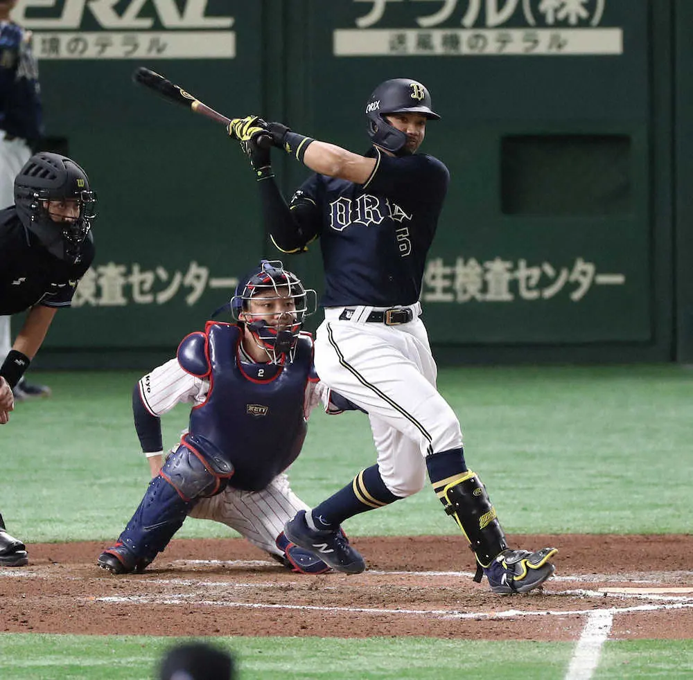 【画像・写真】オリックス　福宗コンビで同点！　好投の石川からワンチャンスものにする