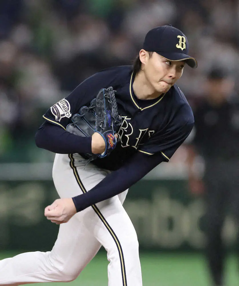 【画像・写真】「ヤマ」ことオリックス・山崎福　6回途中5安打2失点で降板　得意の打撃は“不完全燃焼”の無安打