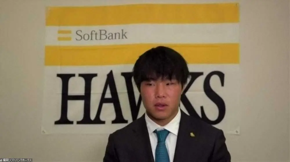 【画像・写真】ソフトB・井上　悔しい現状維持更改「納得できる数字残せなかった」　昨年ドラ1大砲「1軍食い込みたい」