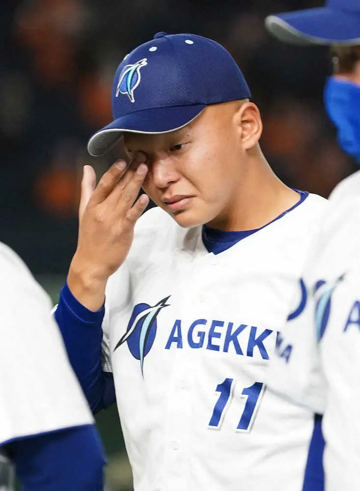 【画像・写真】エイジェック逆転負け…竹内　痛恨ボークから2本の適時打浴びる