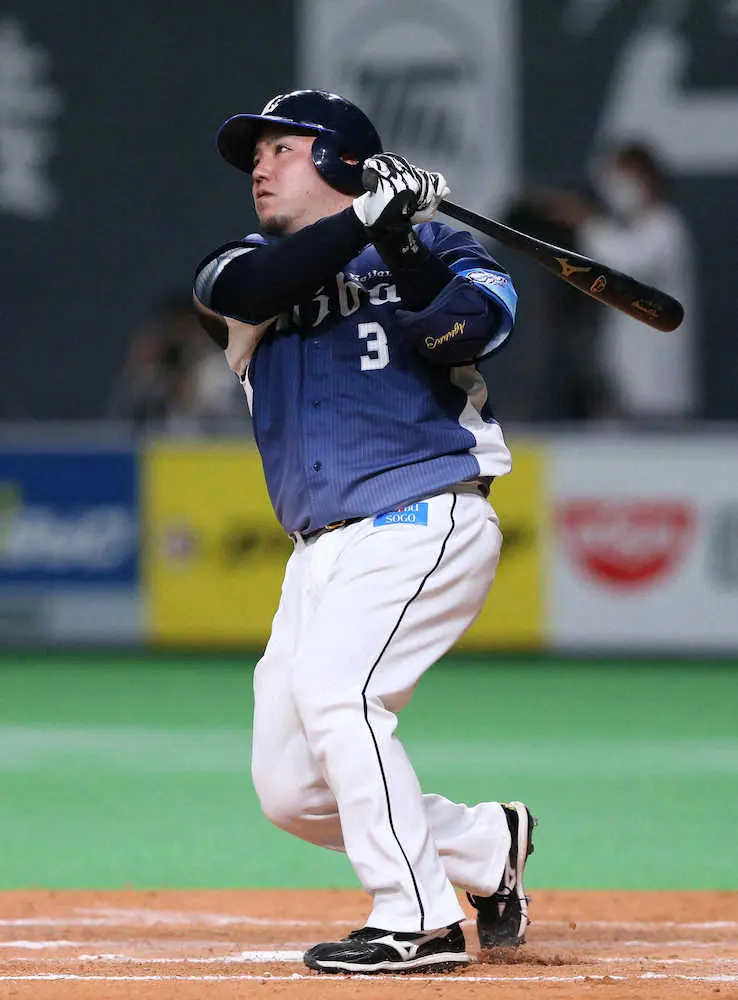 西武 山川 背番号３で来季3年目 3番の名に恥じない成績を スポニチ Sponichi Annex 野球