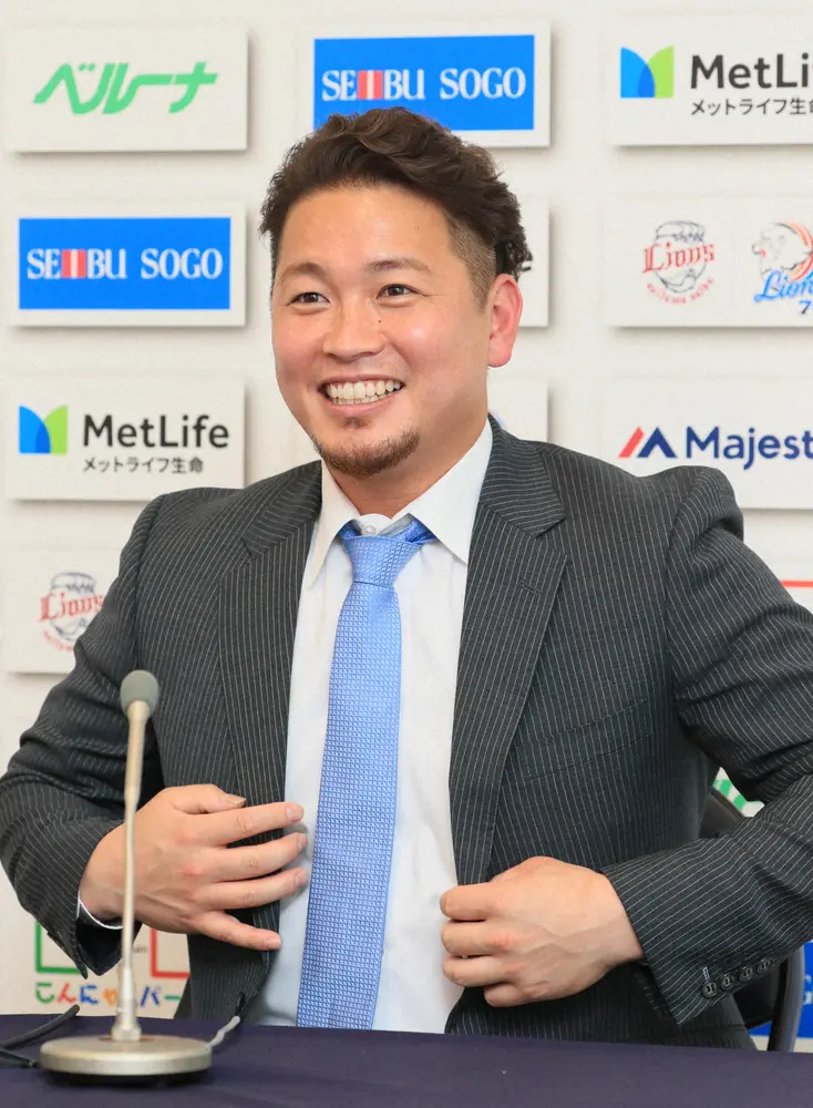 【画像・写真】西武・岡田が宣言残留を正式表明「ドラフトで取ってもらってやらしてもらってるんで」