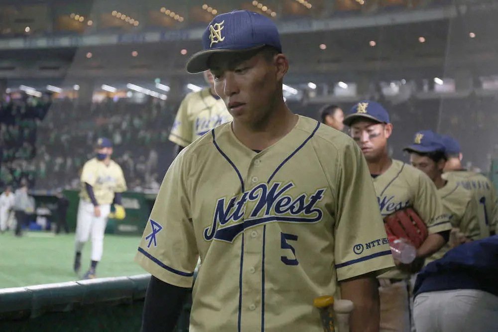 【画像・写真】NTT西日本　4点リードから悪夢の逆転サヨナラ負け　大原監督「継投は全て私の責任」