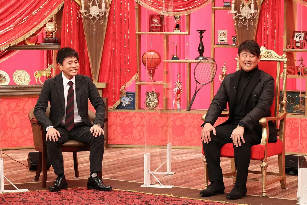 【画像・写真】ジャンクSPORTSに初登場する松坂大輔氏（右）と浜田雅功（C）フジテレビ