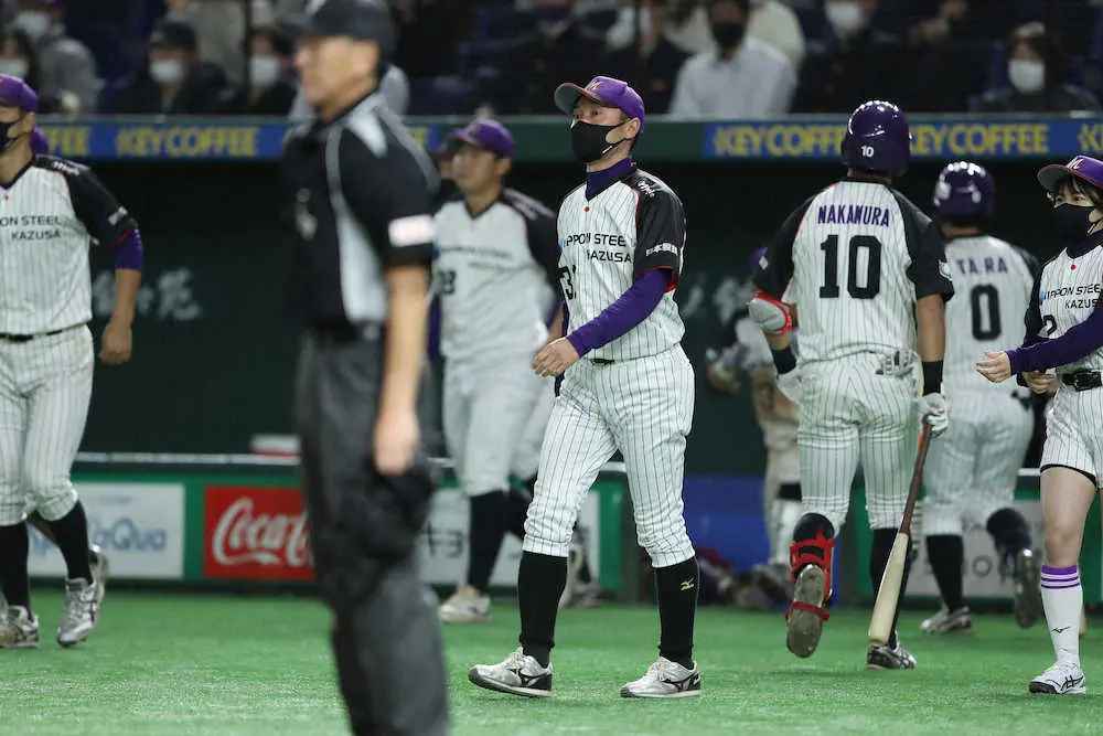 【画像・写真】日本製鉄かずさマジック零敗　渡辺監督、5回の5失点に「止められなかった」